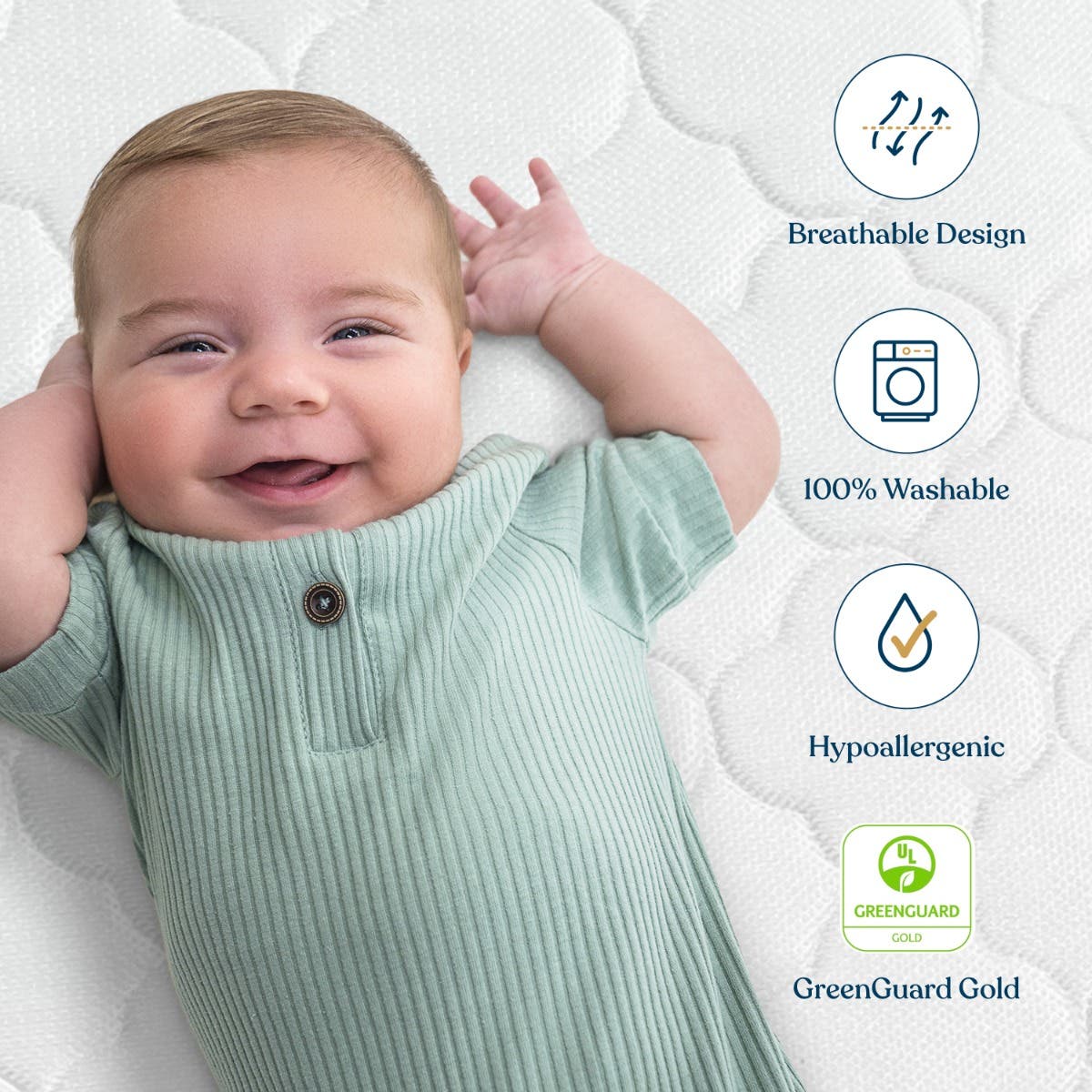 Breathable Crib Mattress Bundle - Image 2