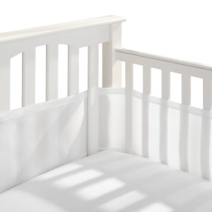 Breathable Mesh Crib Liner for Mini Crib