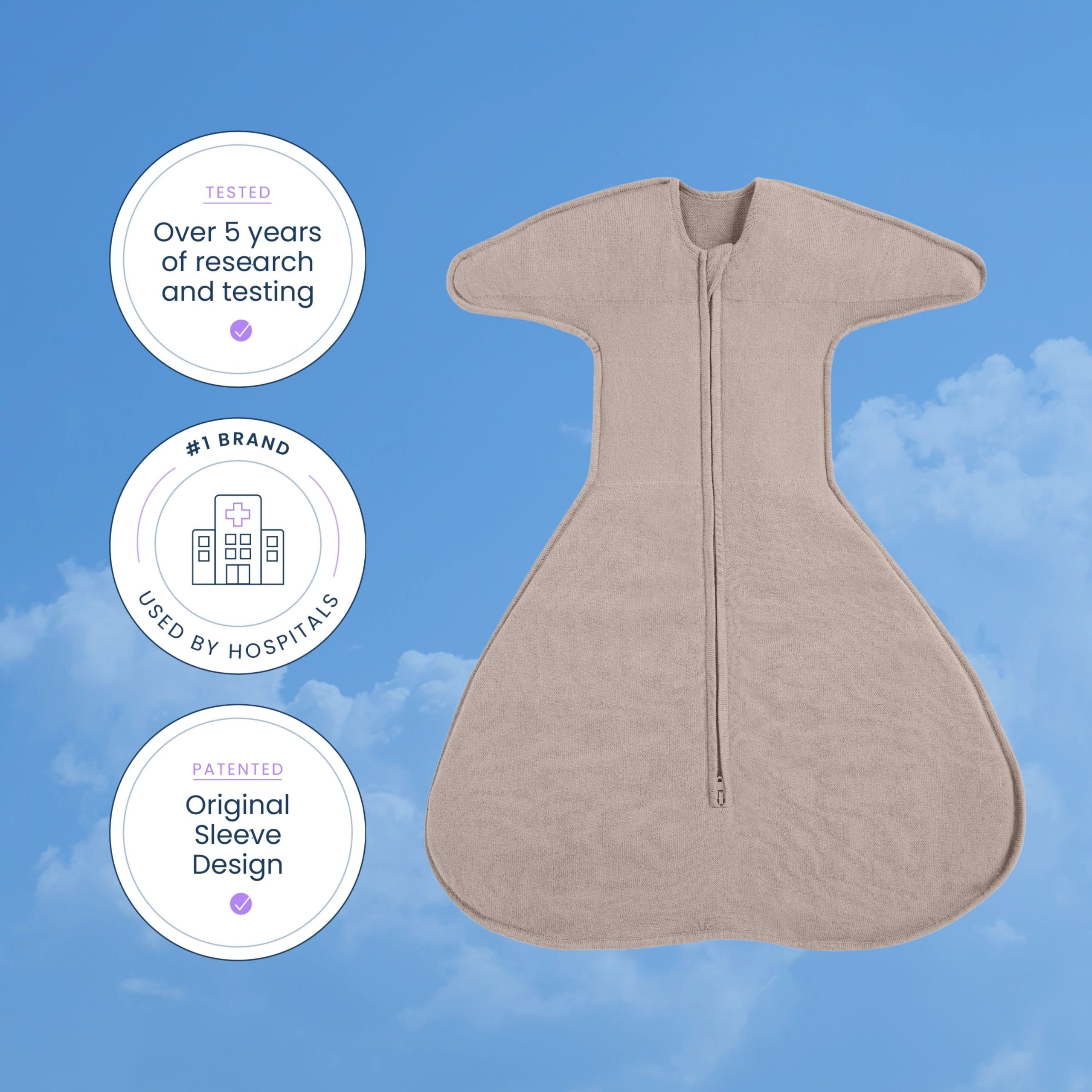 SwaddleStretchâ„¢ Newborn Swaddle TOG 0.5 - Image 2