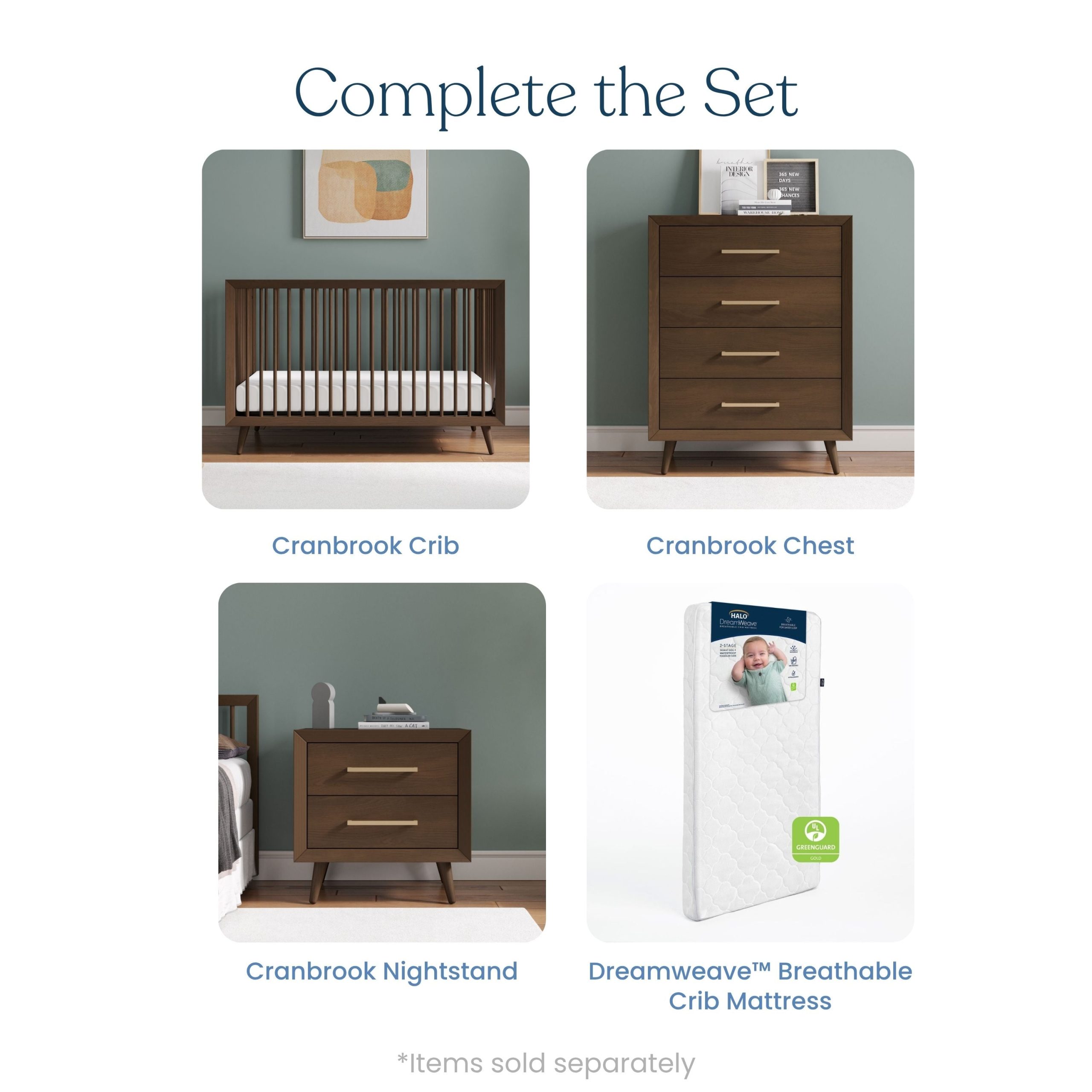 Cranbrook 4-in-1 Convertible Crib. Toasted Chestnut - Image 6