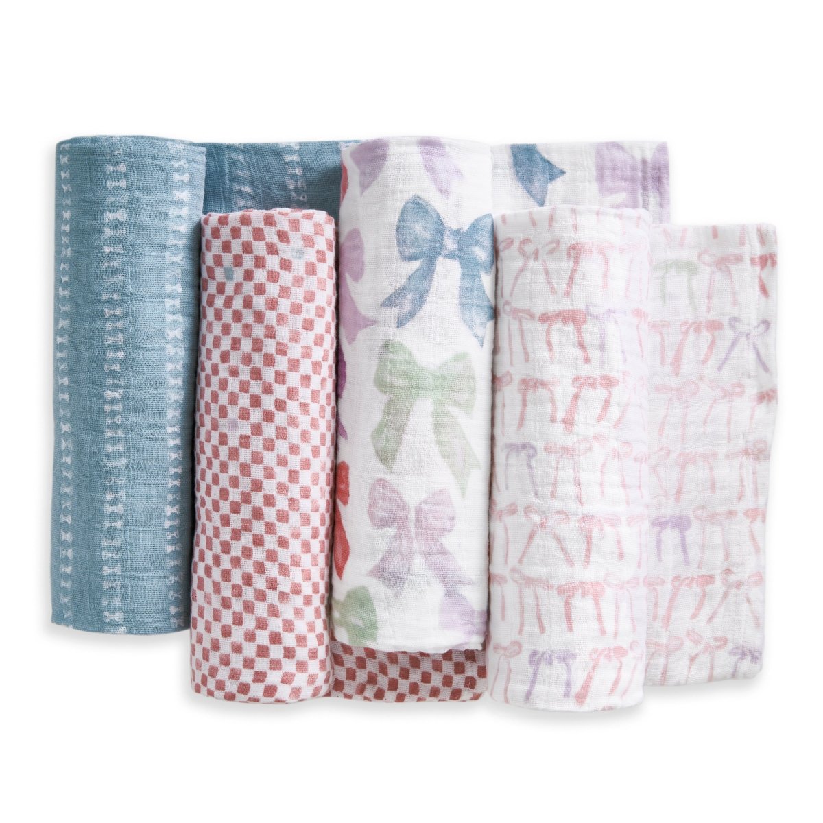 organic cotton muslin swaddle blanket 4 pack - Image 4