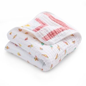 essentials cotton muslin dream blanket