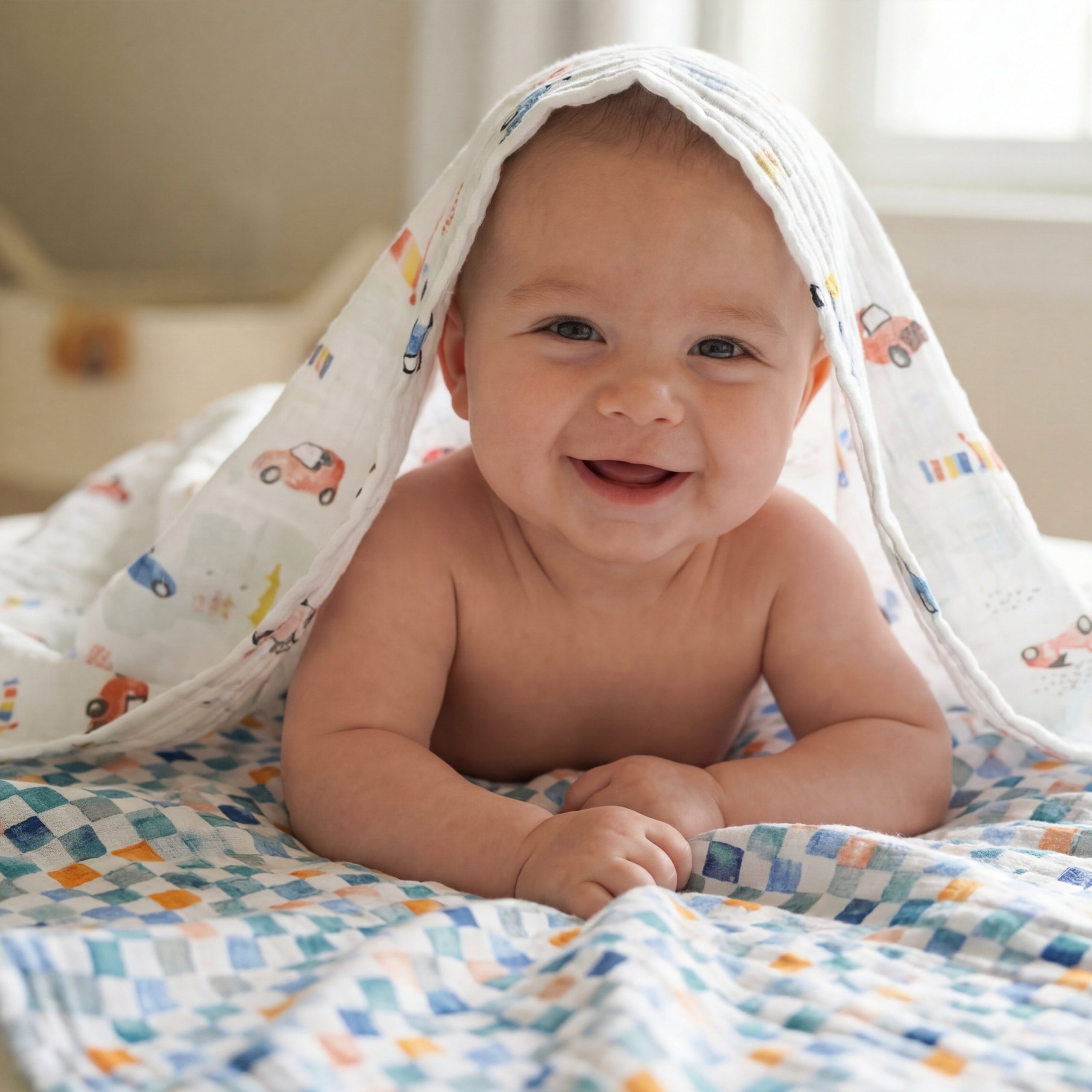 essentials cotton muslin swaddle blanket 2 pack - Image 2
