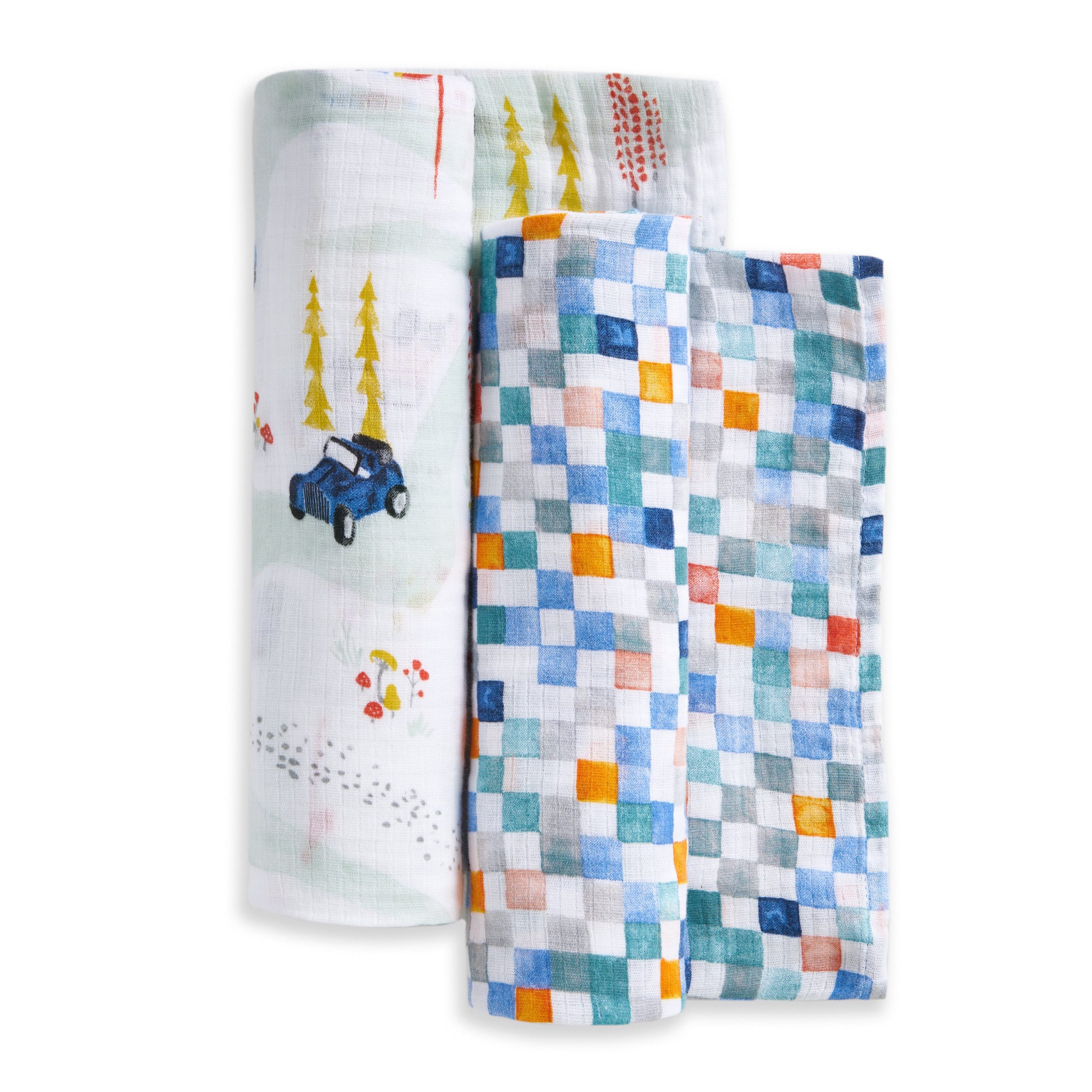 essentials cotton muslin swaddle blanket 2 pack - Image 4