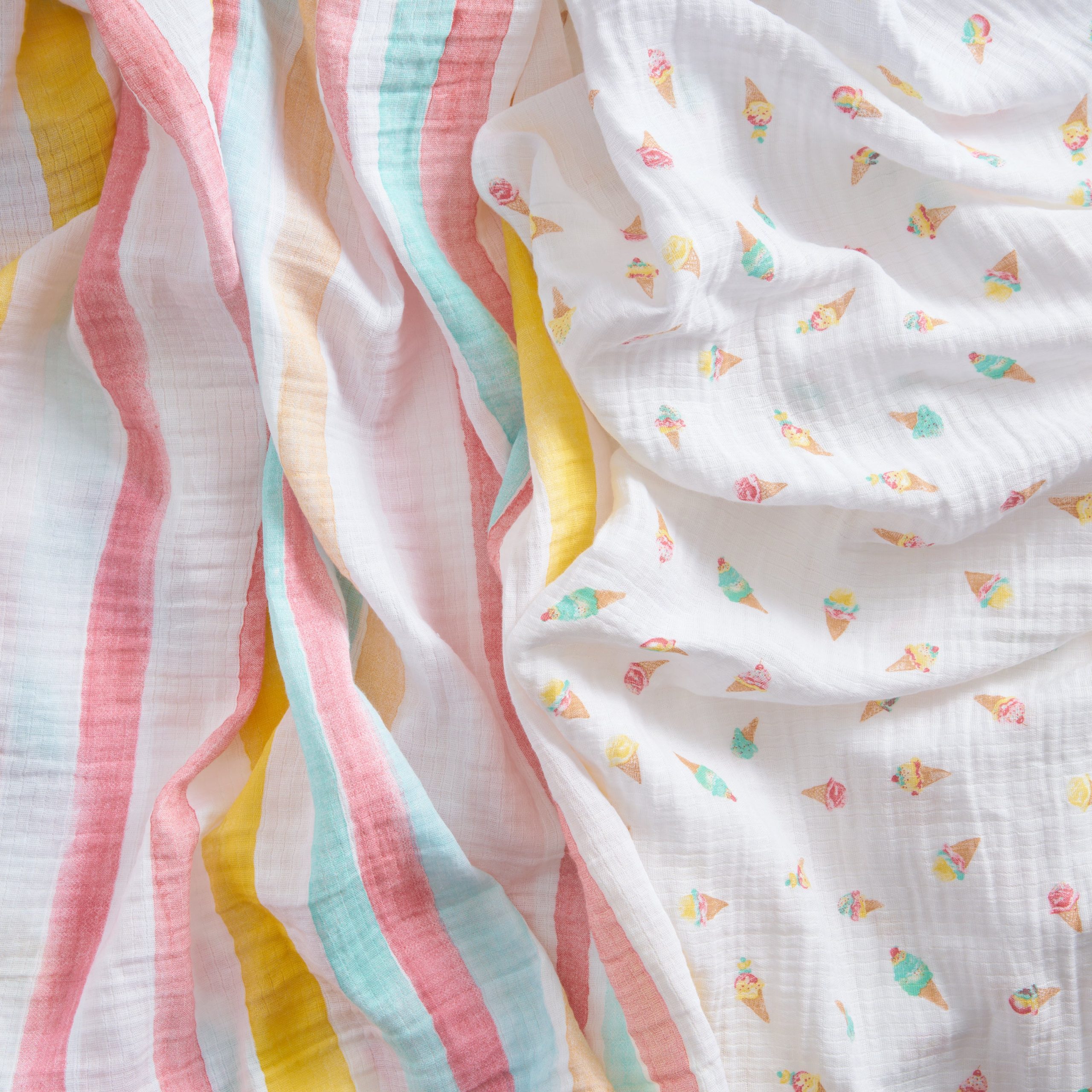 essentials cotton muslin swaddle blanket 2 pack - Image 3