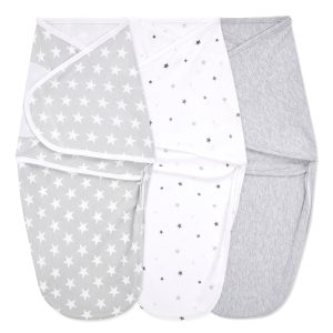 essentials easy swaddle wrap quick change 3 pack TOG 1.0
