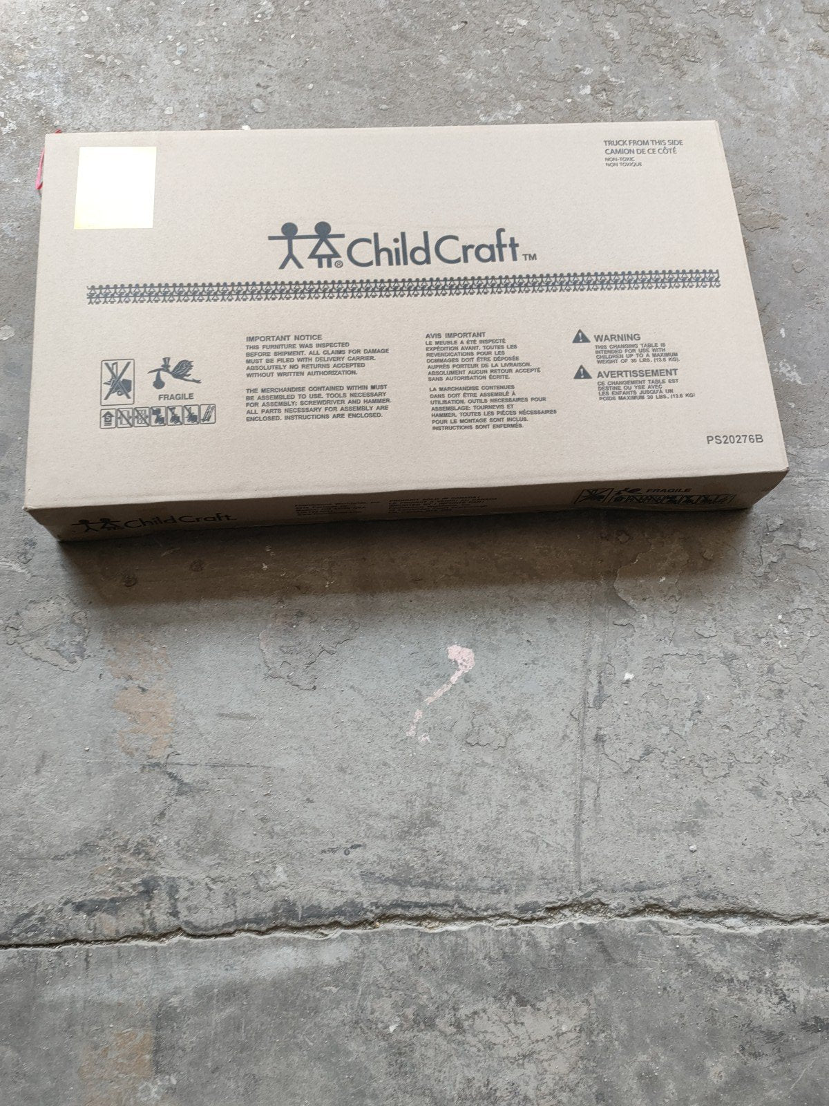 Flat Top Baby Changing Table. Cool Gray - Image 14