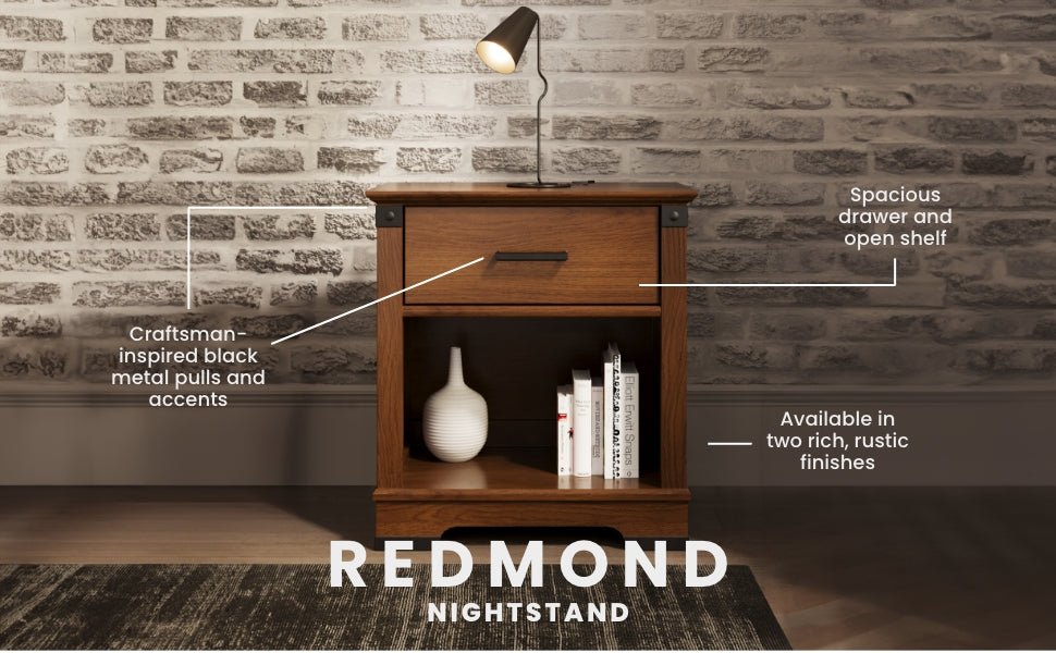 Redmond Nightstand. Coach Cherry - Image 13
