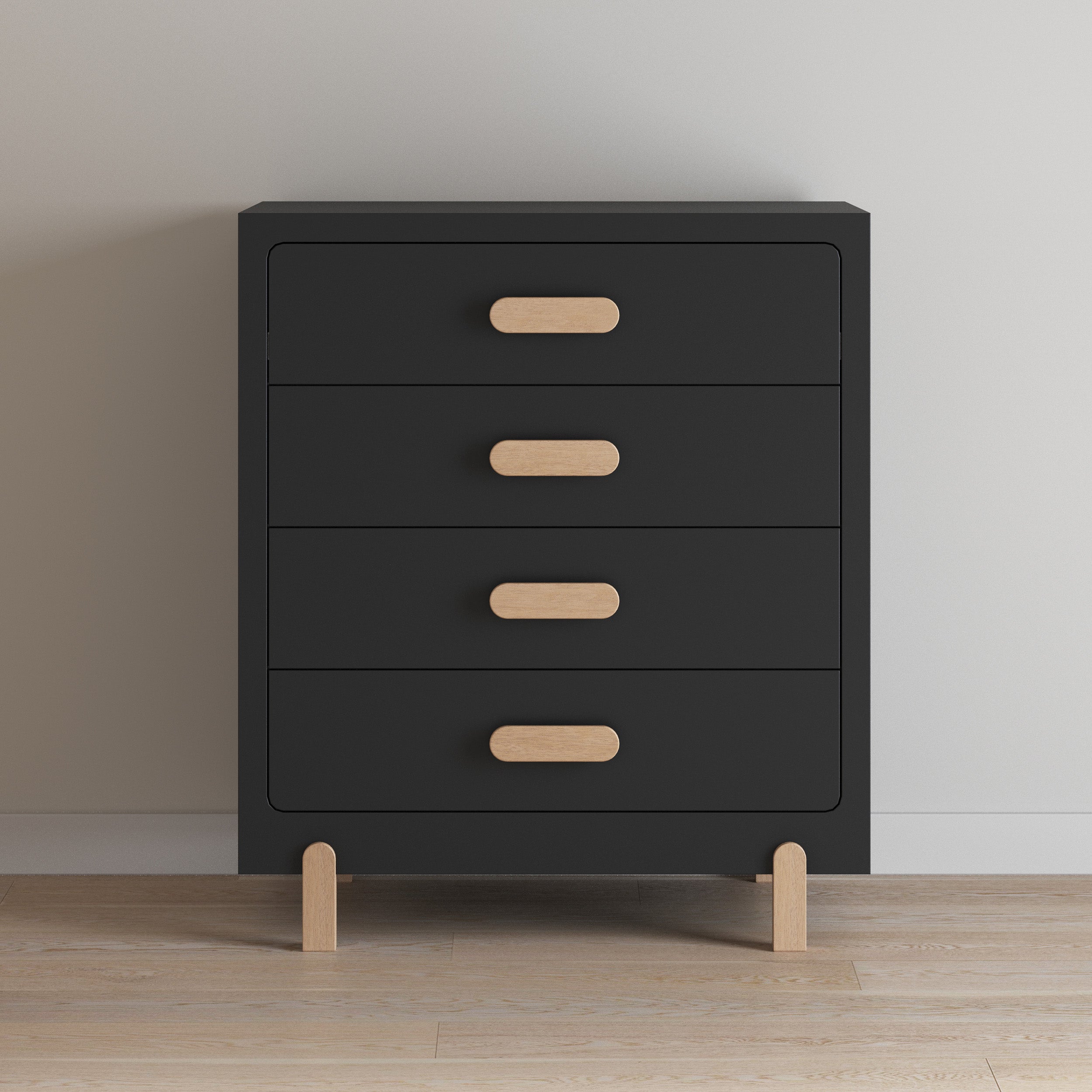 Park Heights 4-Drawer Chest - Caviar Black - Image 3