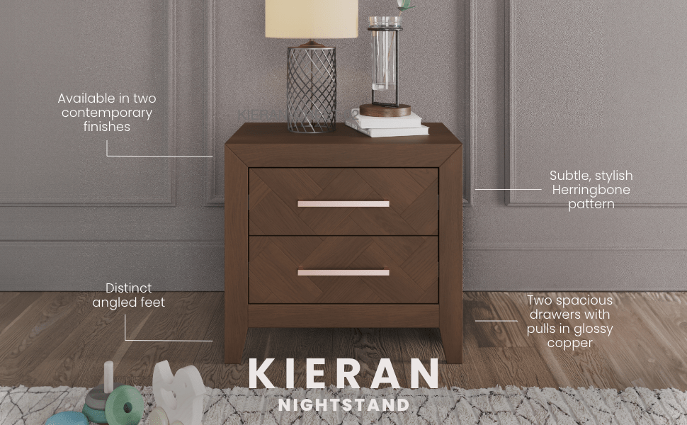 Kieran Nightstand. Toasted Chestnut - Image 10