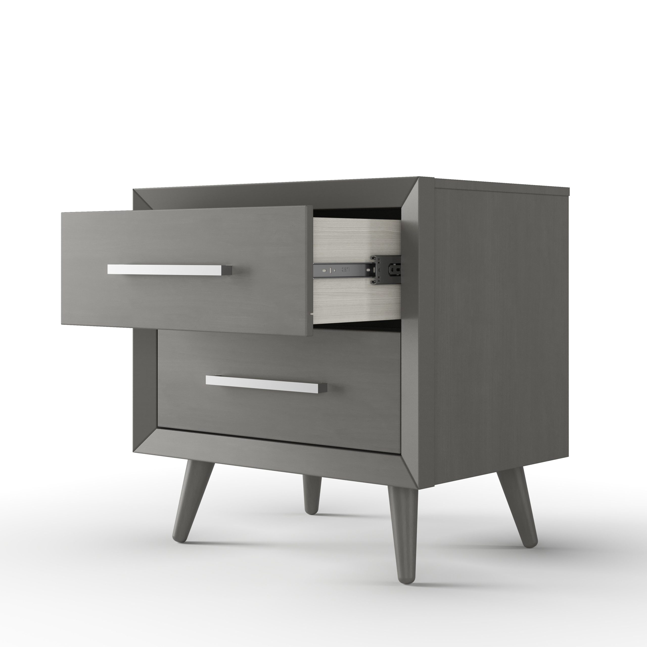 Cranbrook Nightstand. Lunar Gray - Image 8