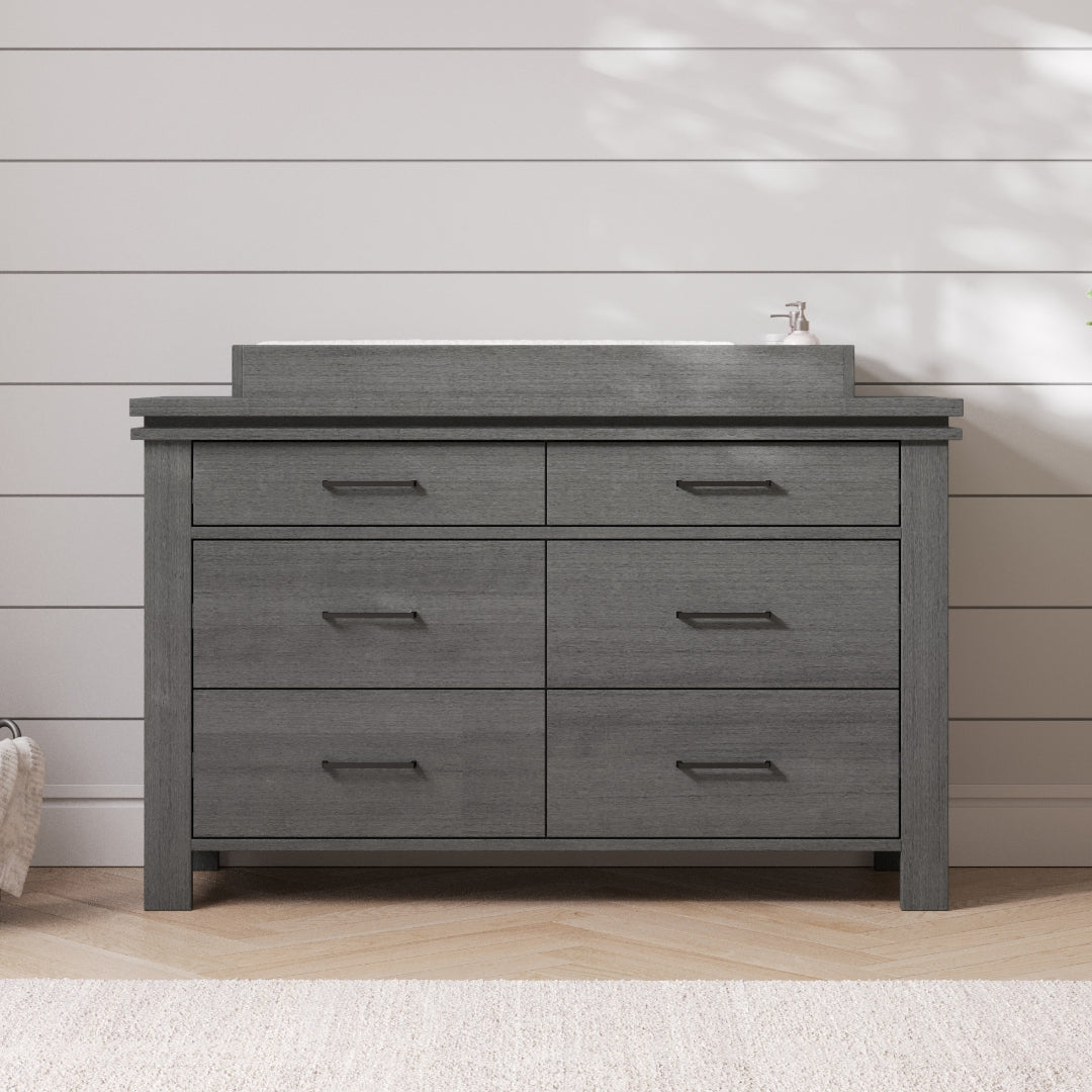 F01792 - Universal Changing Table Topper. Midnight Gray - Image 5