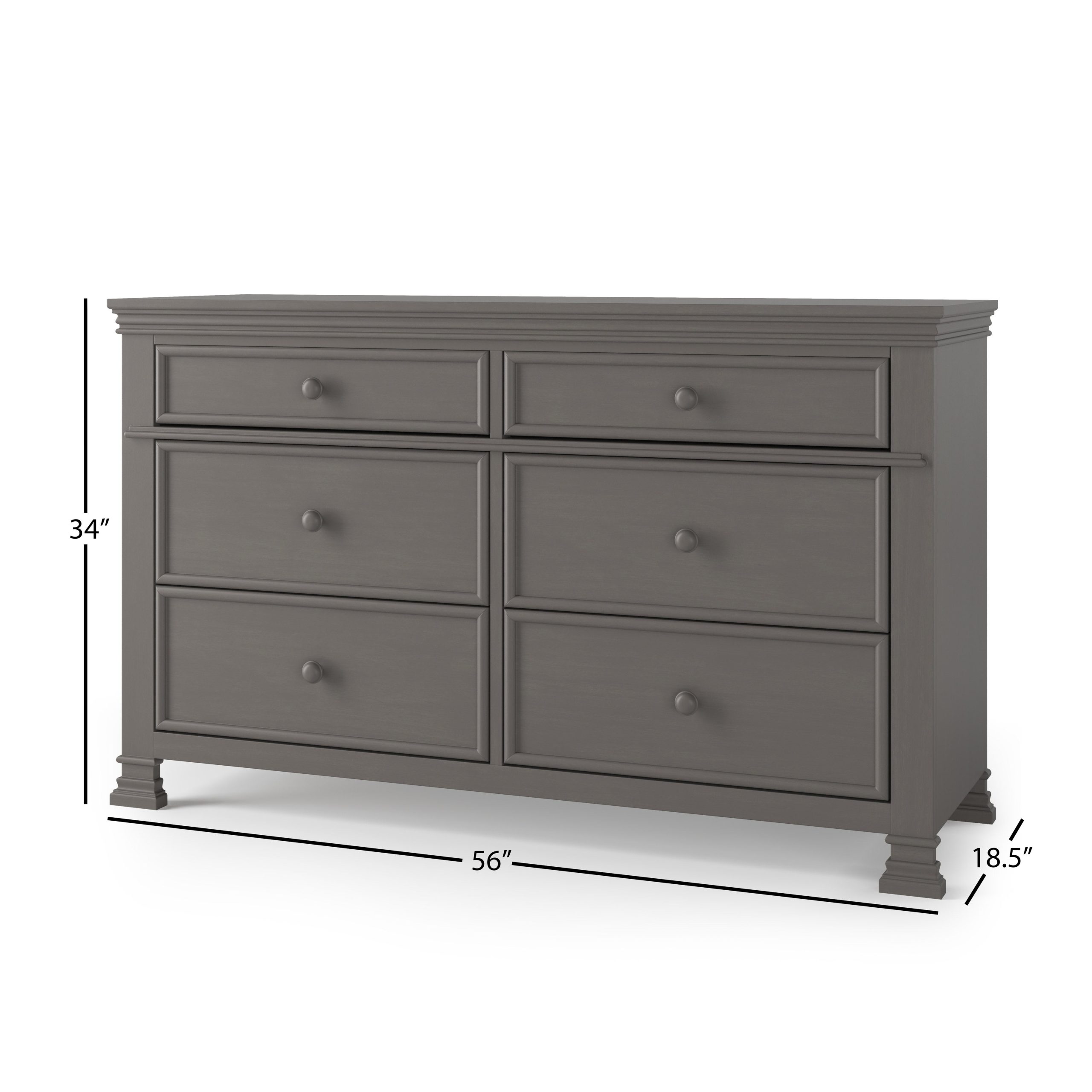 Westgate Double Dresser. Chelsea Gray - Image 3