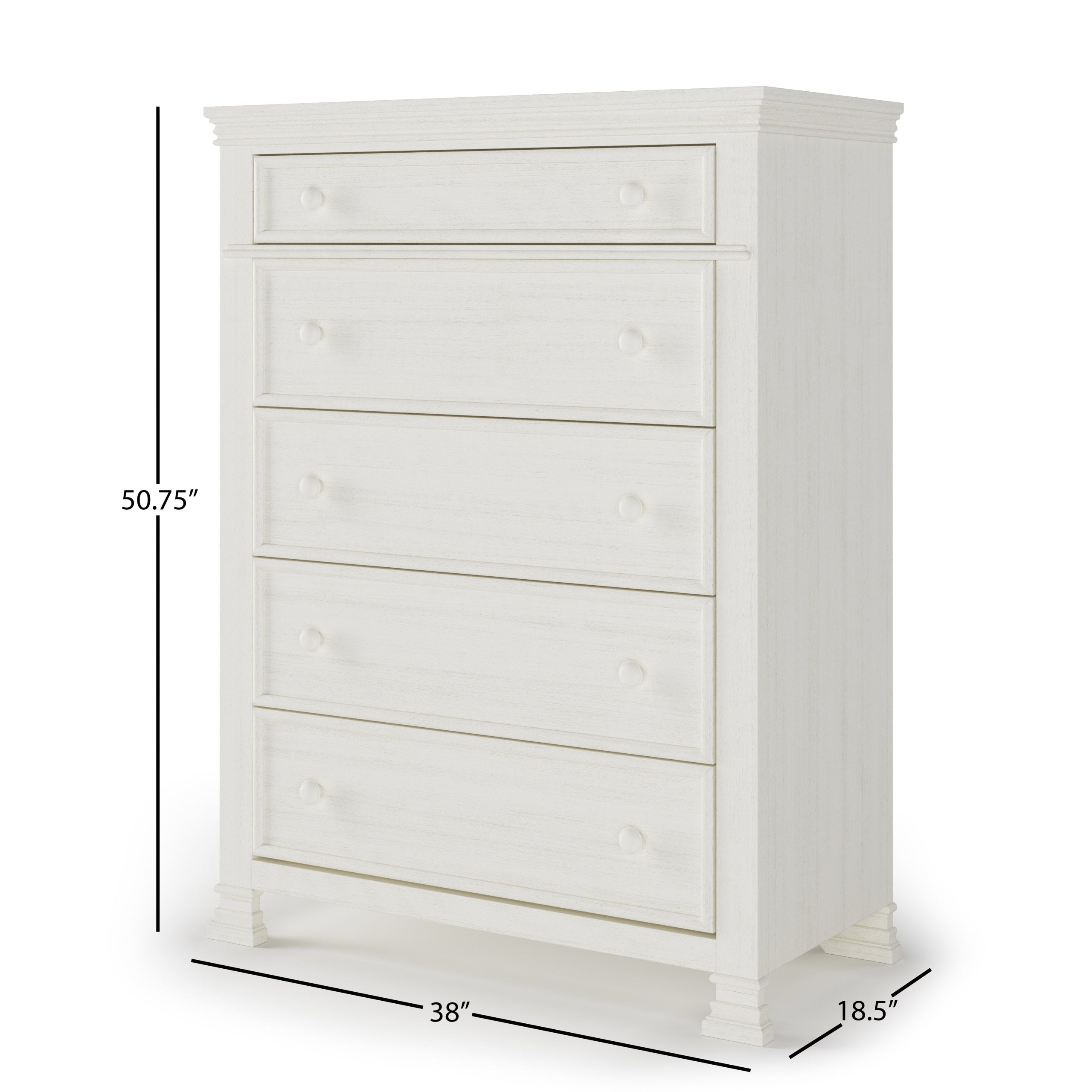 Westgate 5-Drawer Chest. Vintage Linen - Image 2