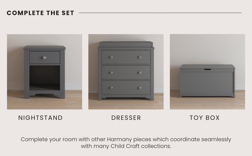 Harmony Nightstand. Cool Gray - Image 10