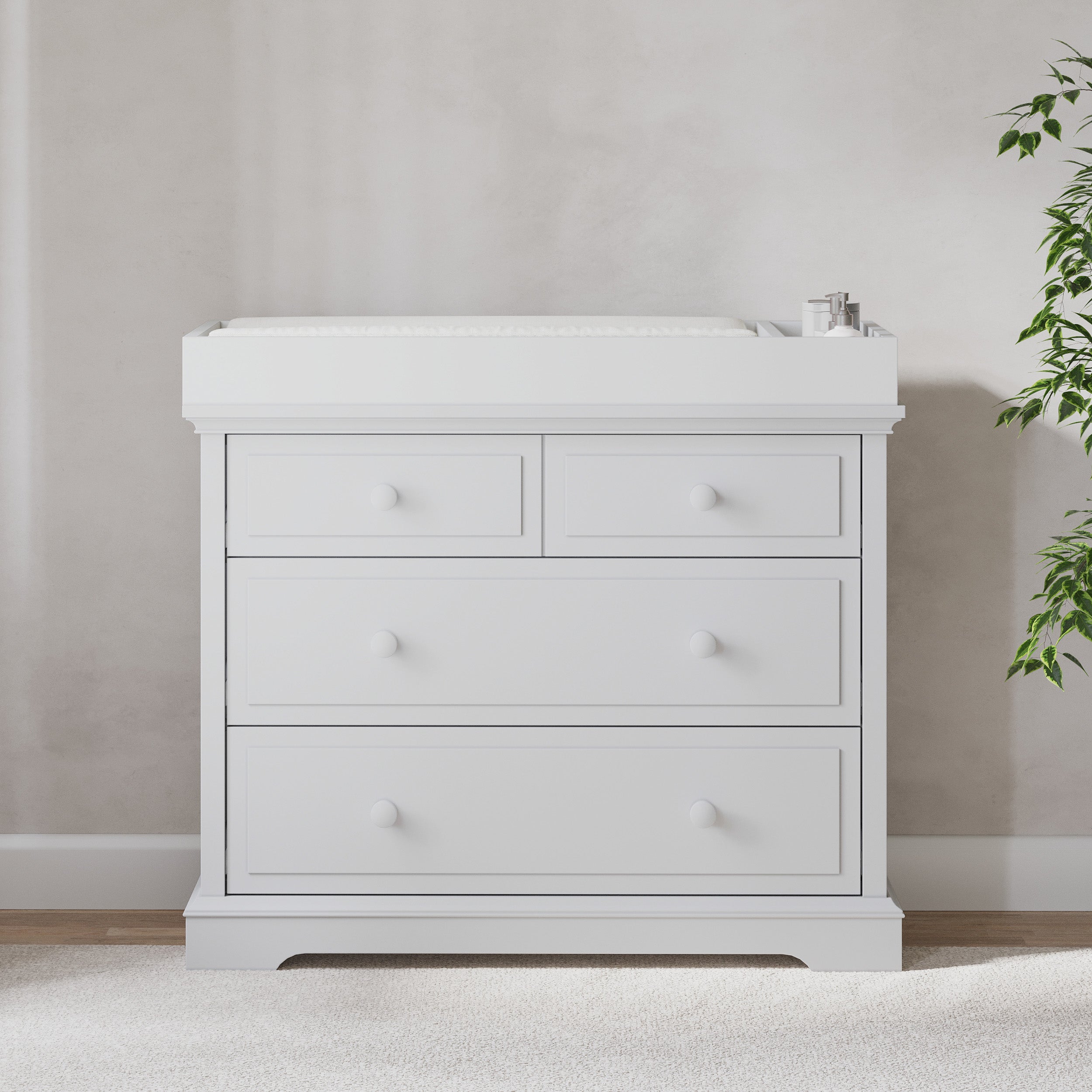 F01792 - Universal Changing Table Topper. Matte White - Image 12