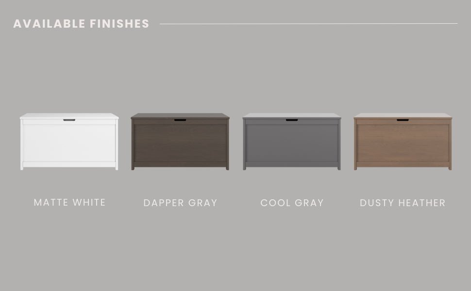 Harmony 33 Kids Toy Box. Cool Gray - Image 20