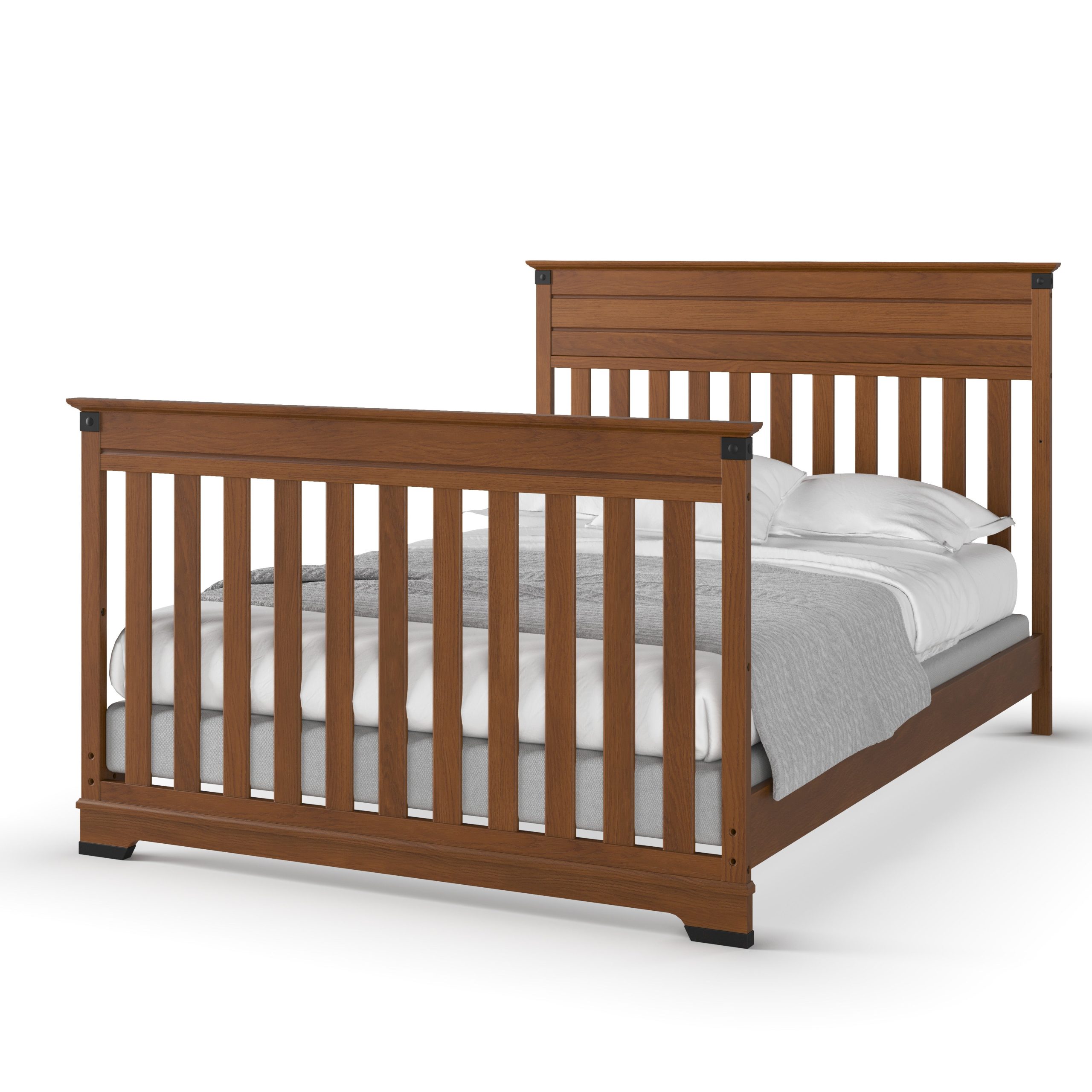 F06474 - Full-Size Bed Rails. Coach Cherry - Image 3