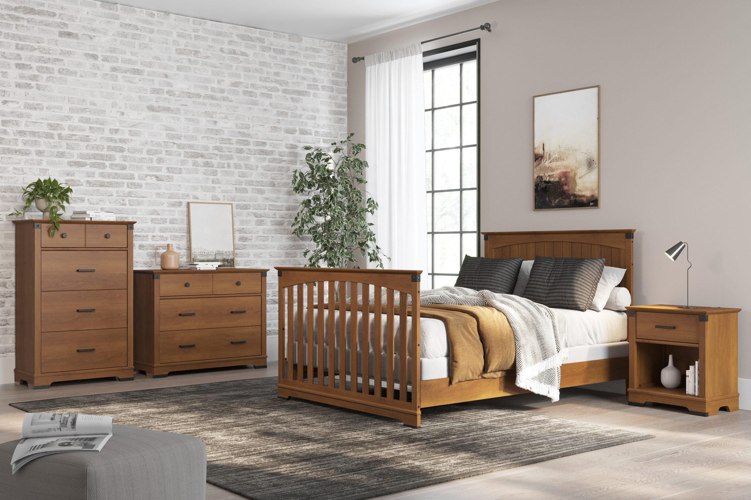 Redmond Nightstand. Coach Cherry - Image 11