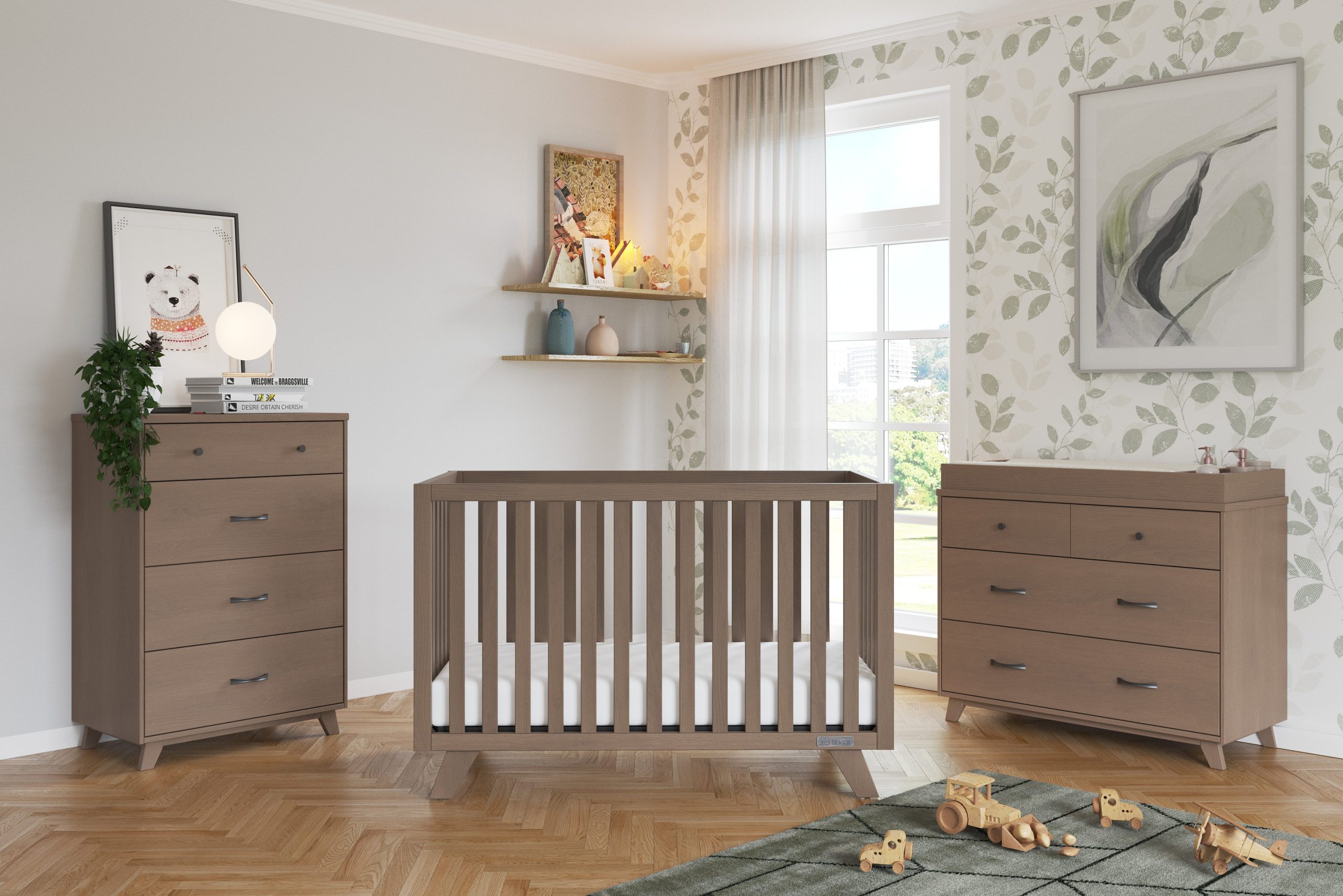 F01792 - Universal Changing Table Topper. Dusty Heather - Image 15