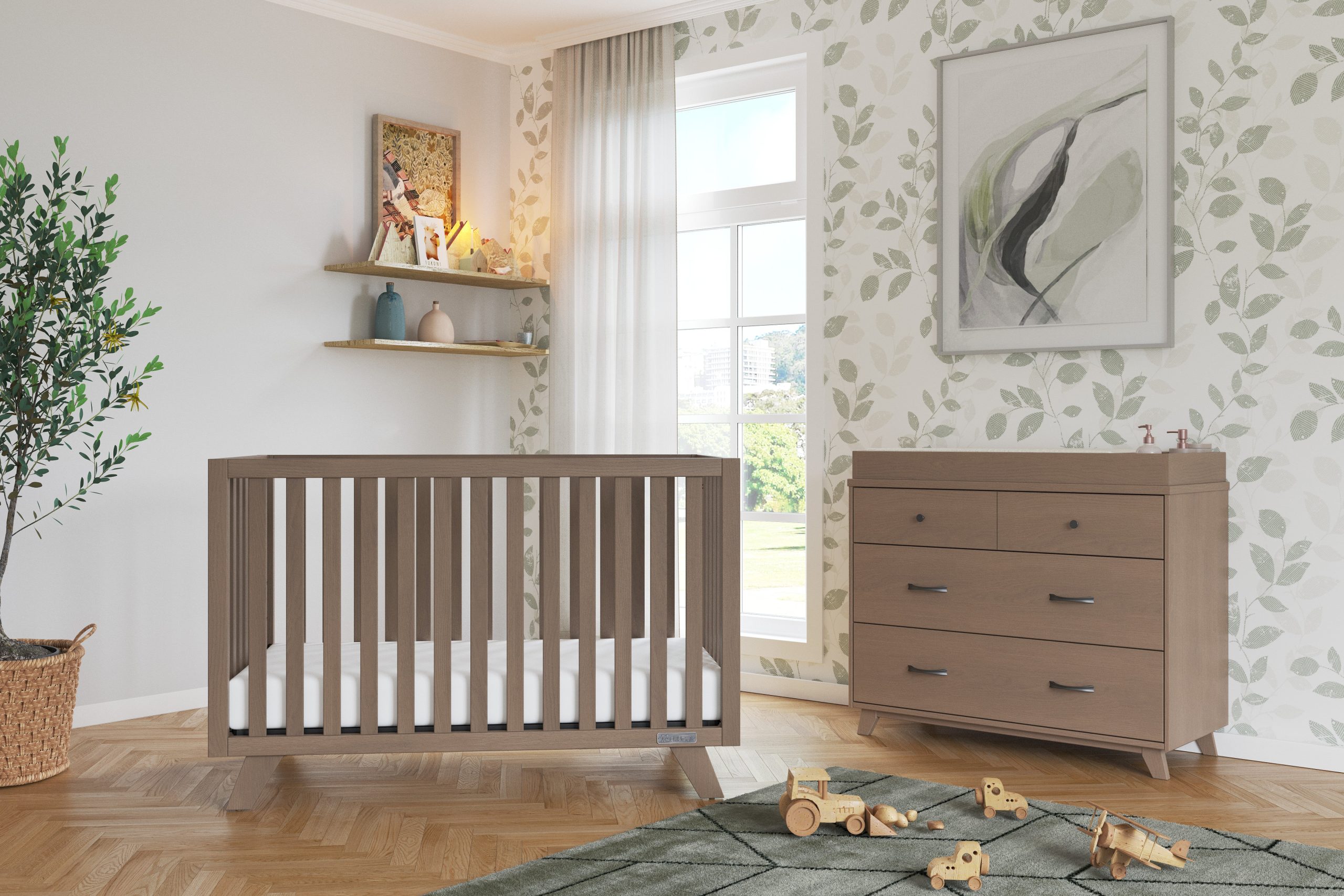 F01792 - Universal Changing Table Topper. Dusty Heather - Image 16