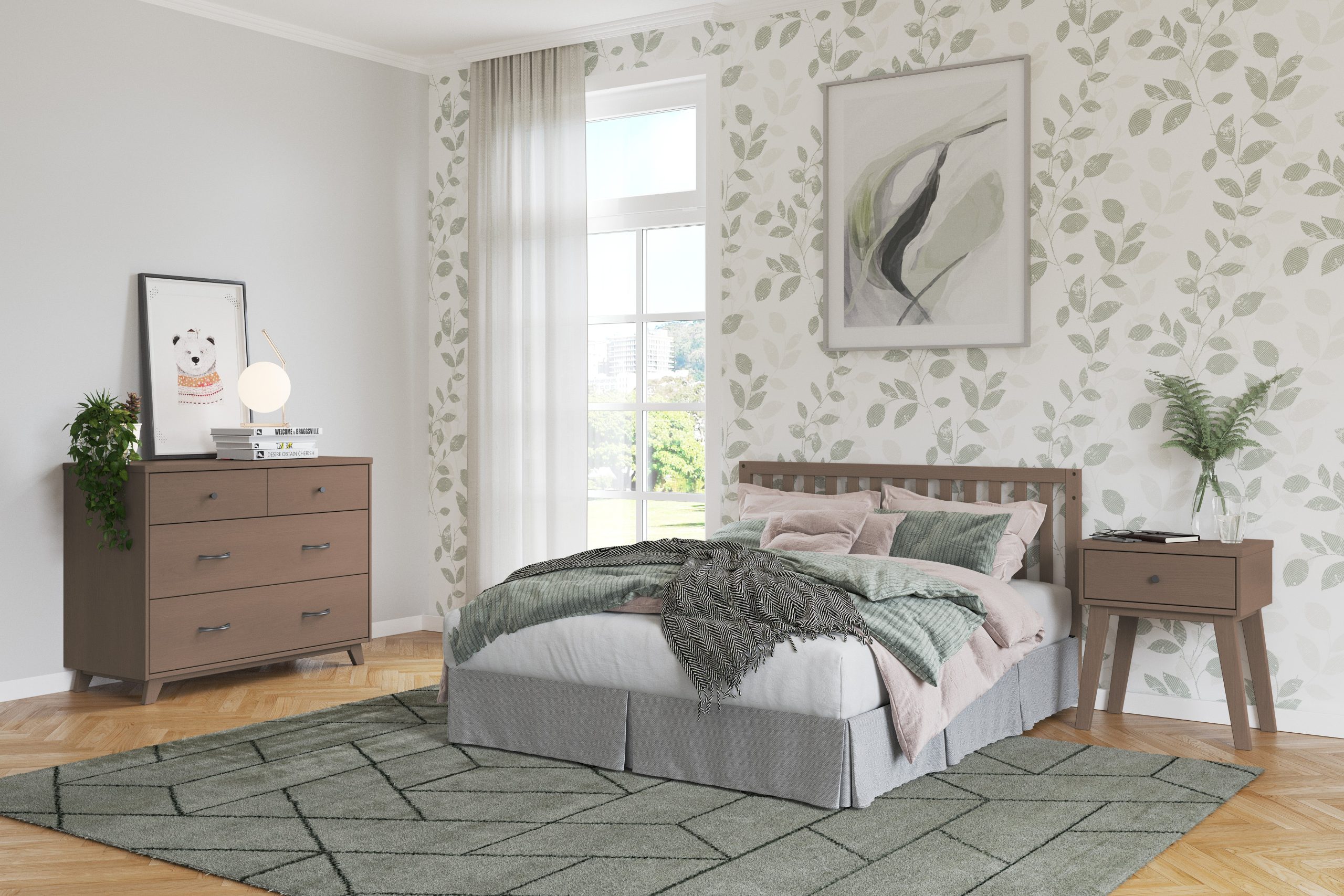 Soho Nightstand. Dusty Heather - Image 12