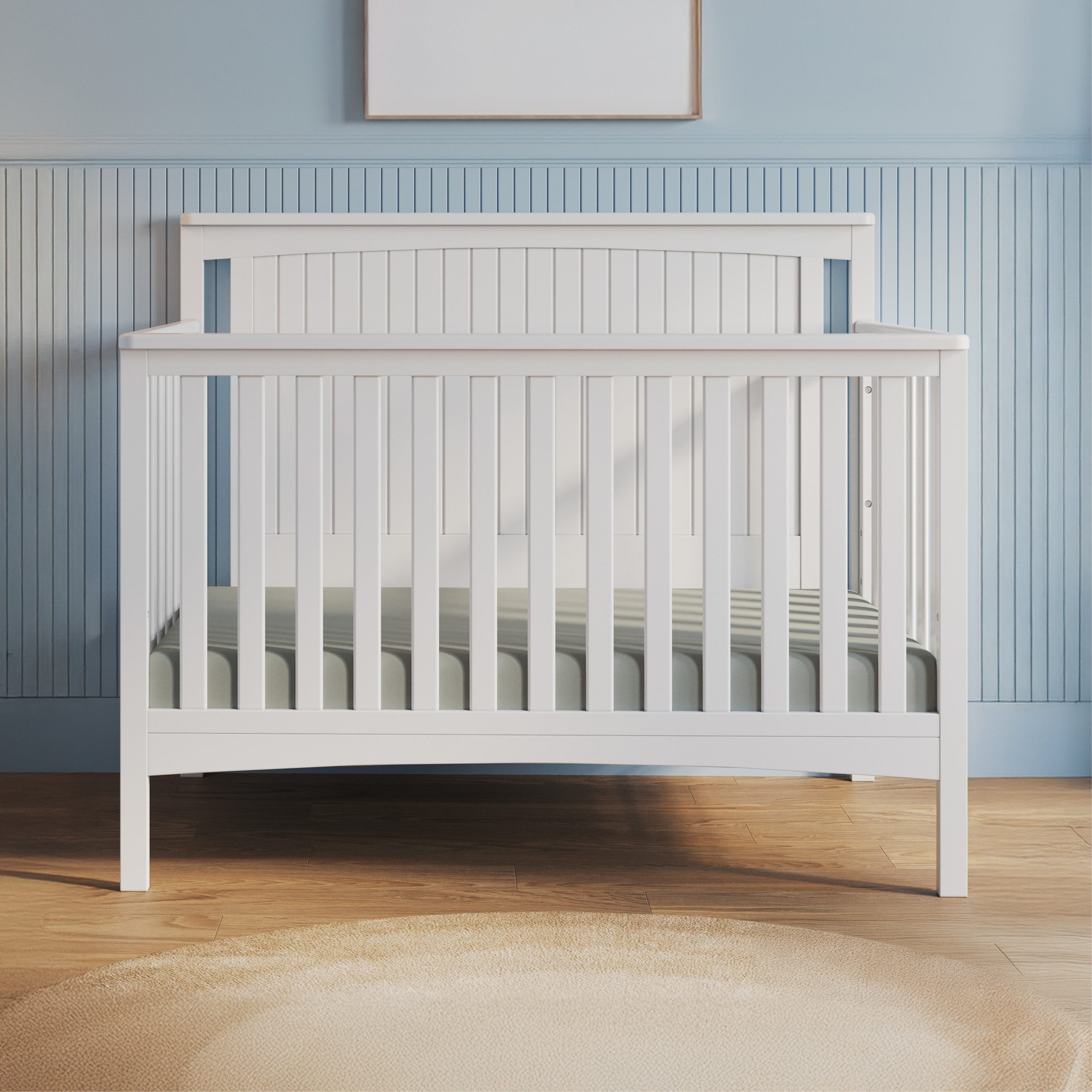 Scout 4-in-1 Convertible Crib. Matte White - Image 9