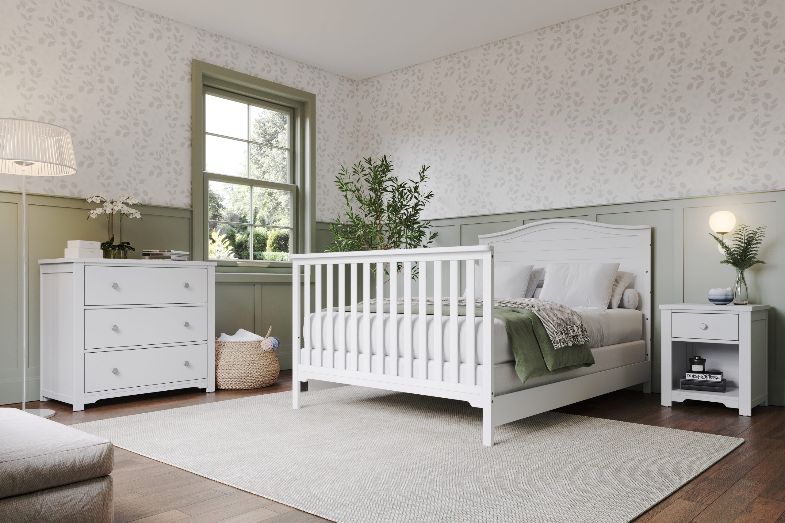 F06401 - Full-Size Bed Rails. Matte White - Image 16
