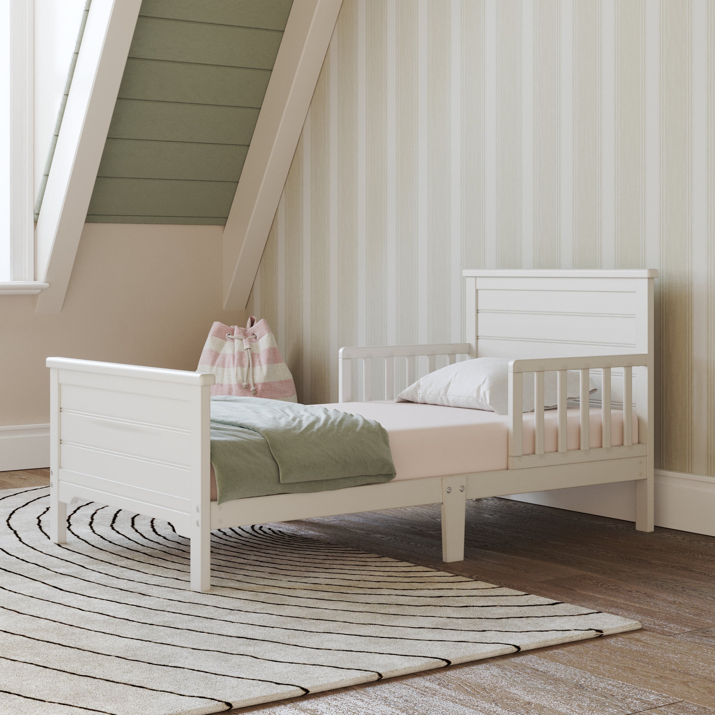 Woodland Toddler Bed. Brushed Cotton - Image 5