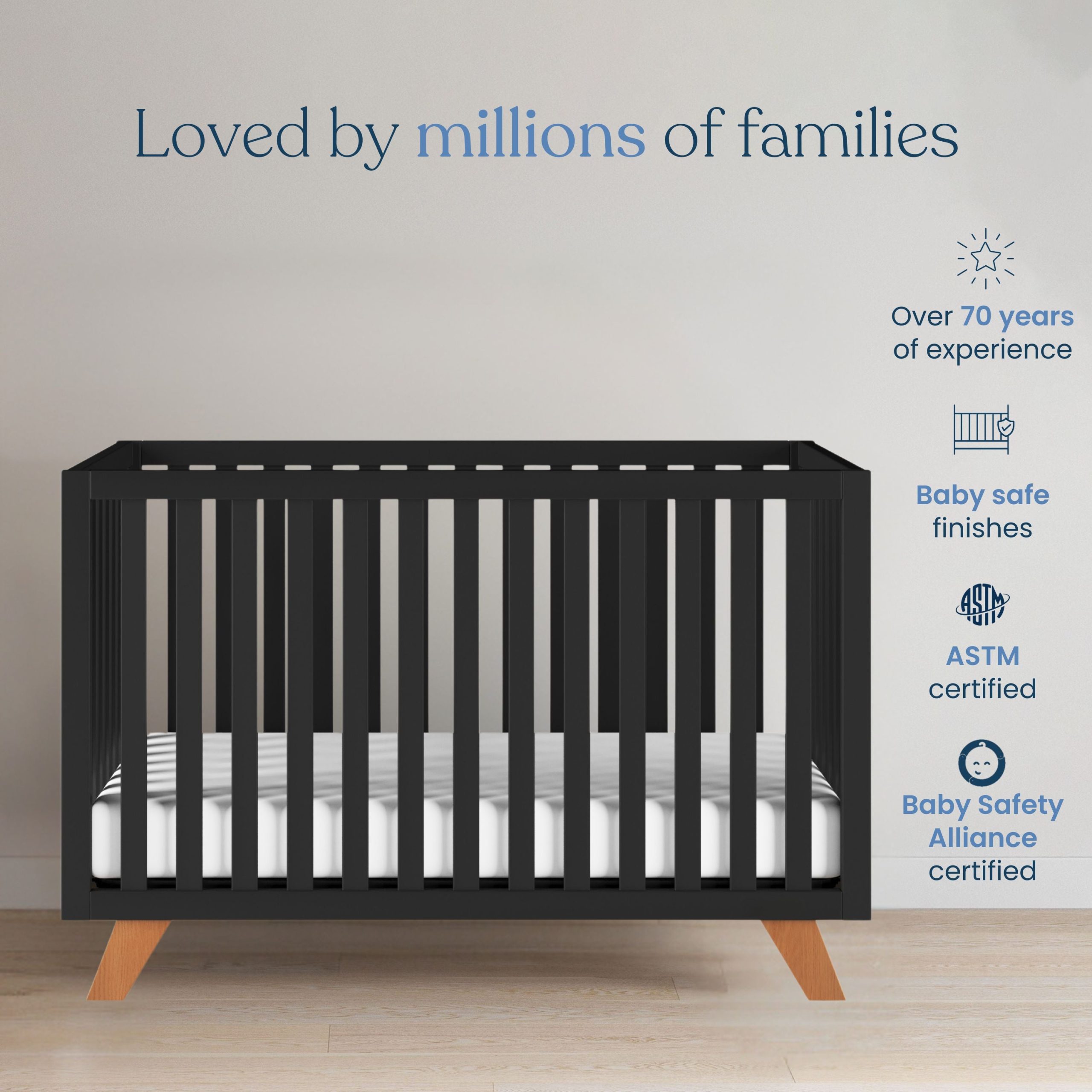 Soho 2-Piece Nursery Set with Crib and Dresser - Image 4