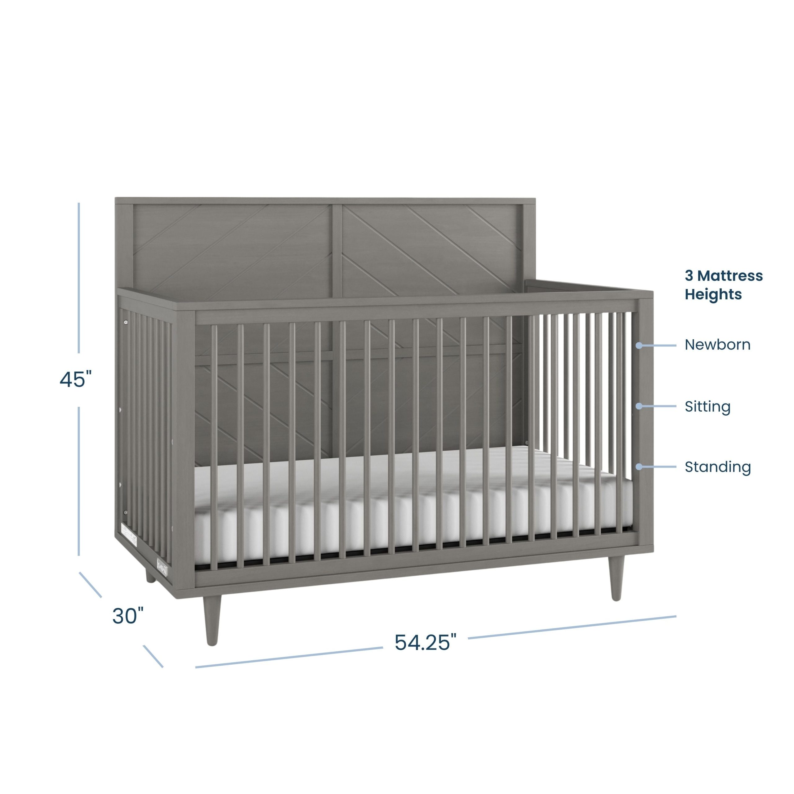 Surrey Hill 2-Piece Nursery Set with Crib and Dresser - Image 2