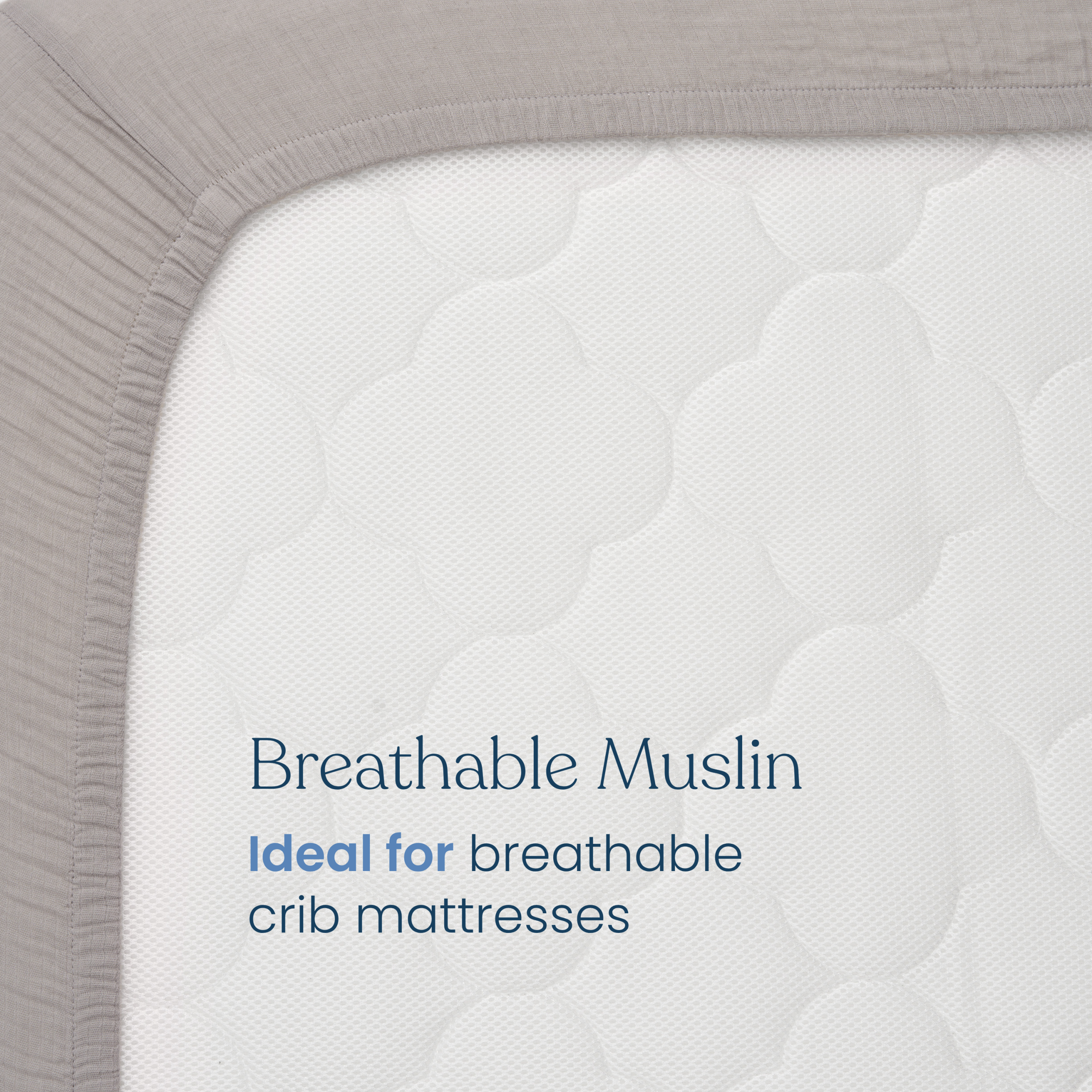 Fitted Crib Sheets 100% Organic Cotton Muslin 2 Pack - Image 4