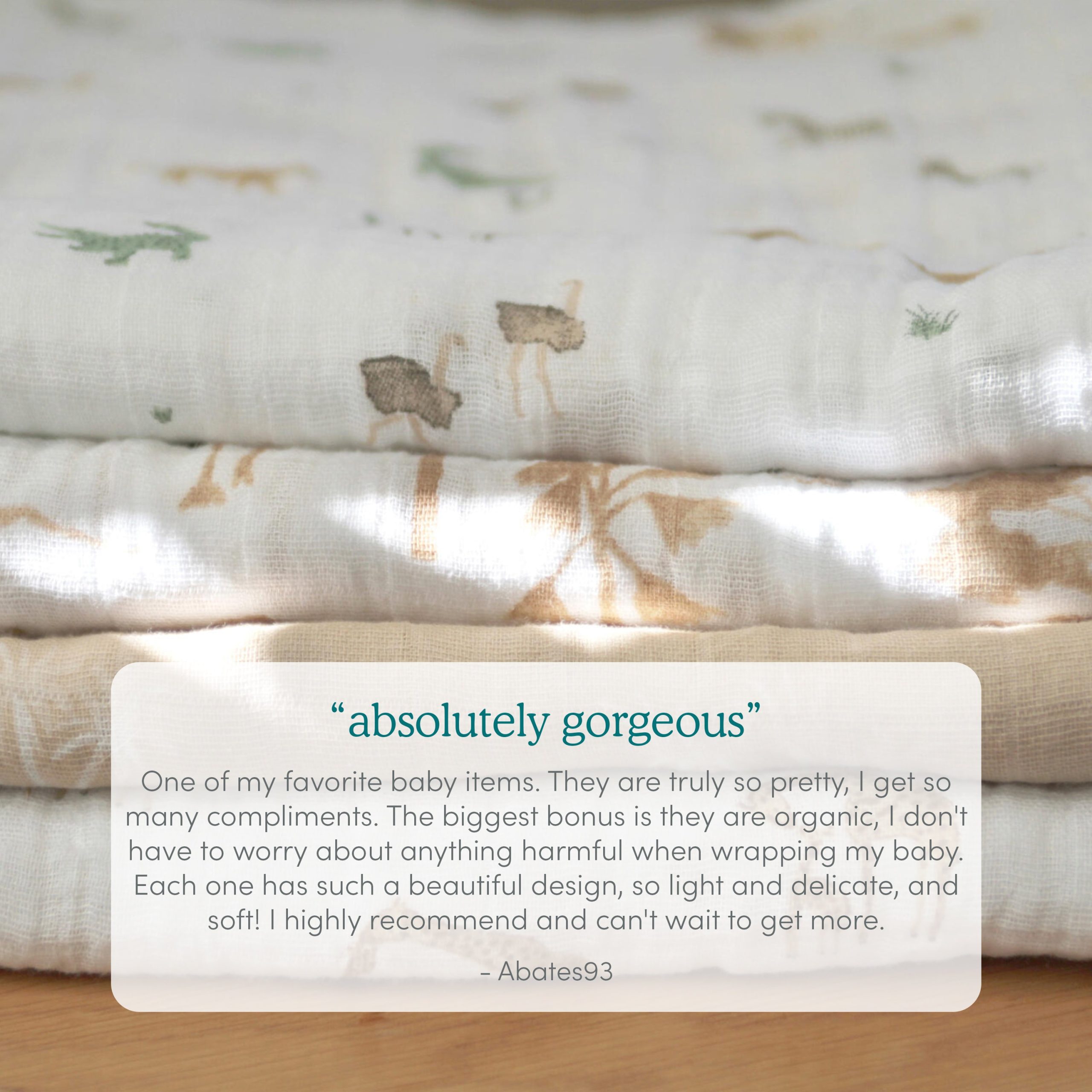 organic cotton muslin swaddle blanket 2 pack - Image 6