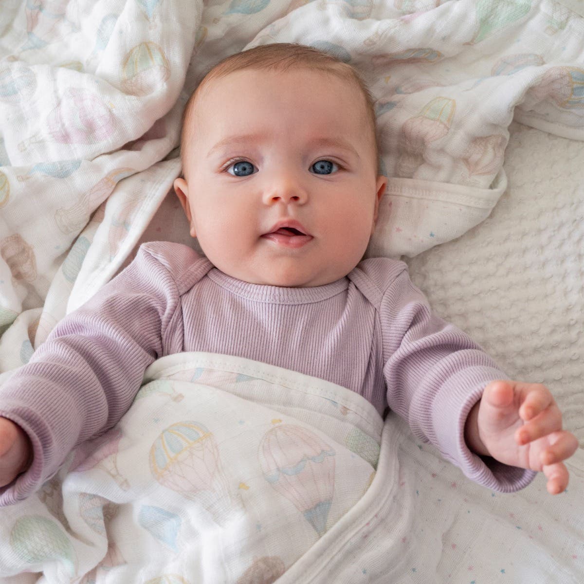 organic cotton muslin dream blanket - Image 2
