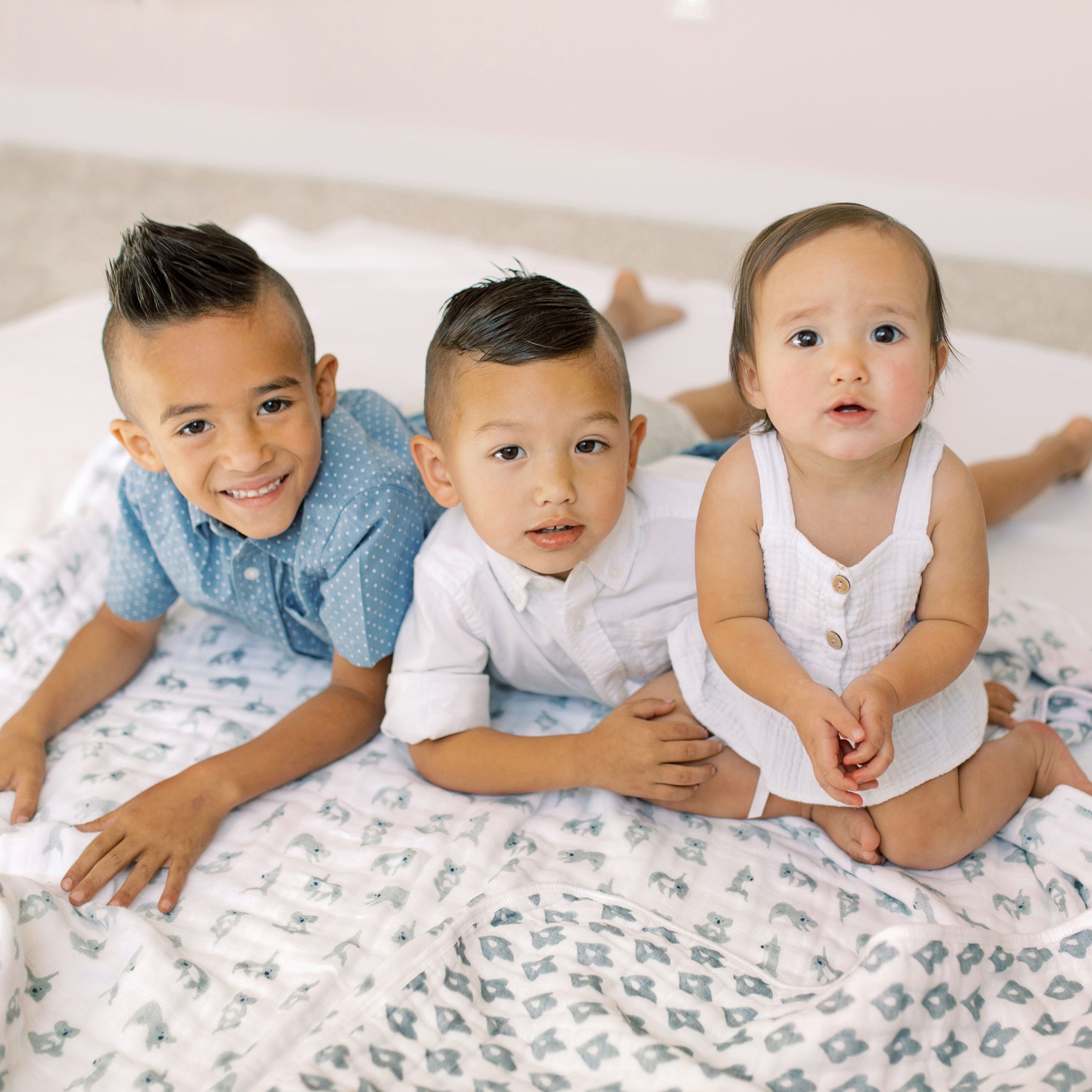 boutique cotton muslin dream blanket - Image 2