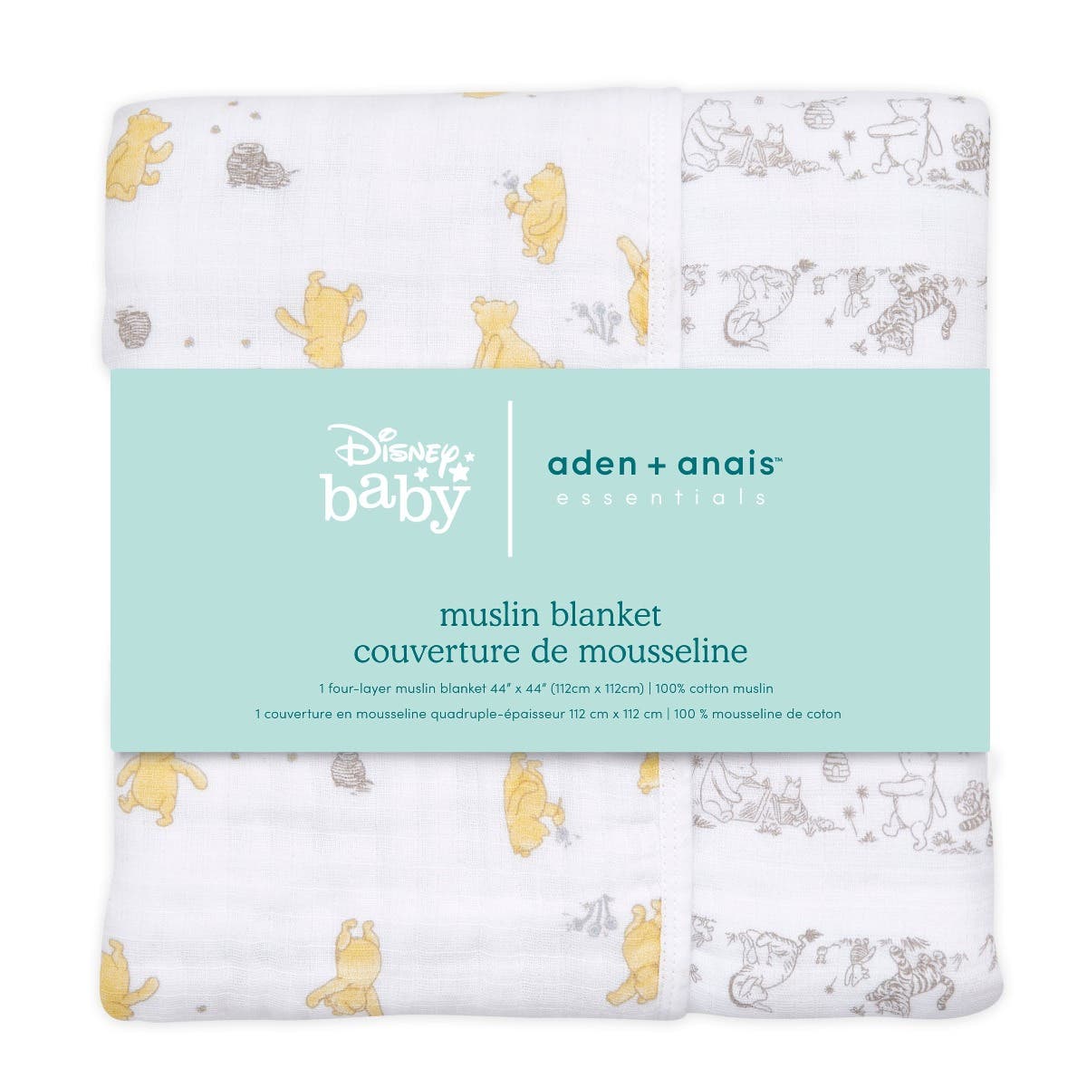 Disney™ Winnie the Pooh essentials cotton muslin dream blanket - Image 6