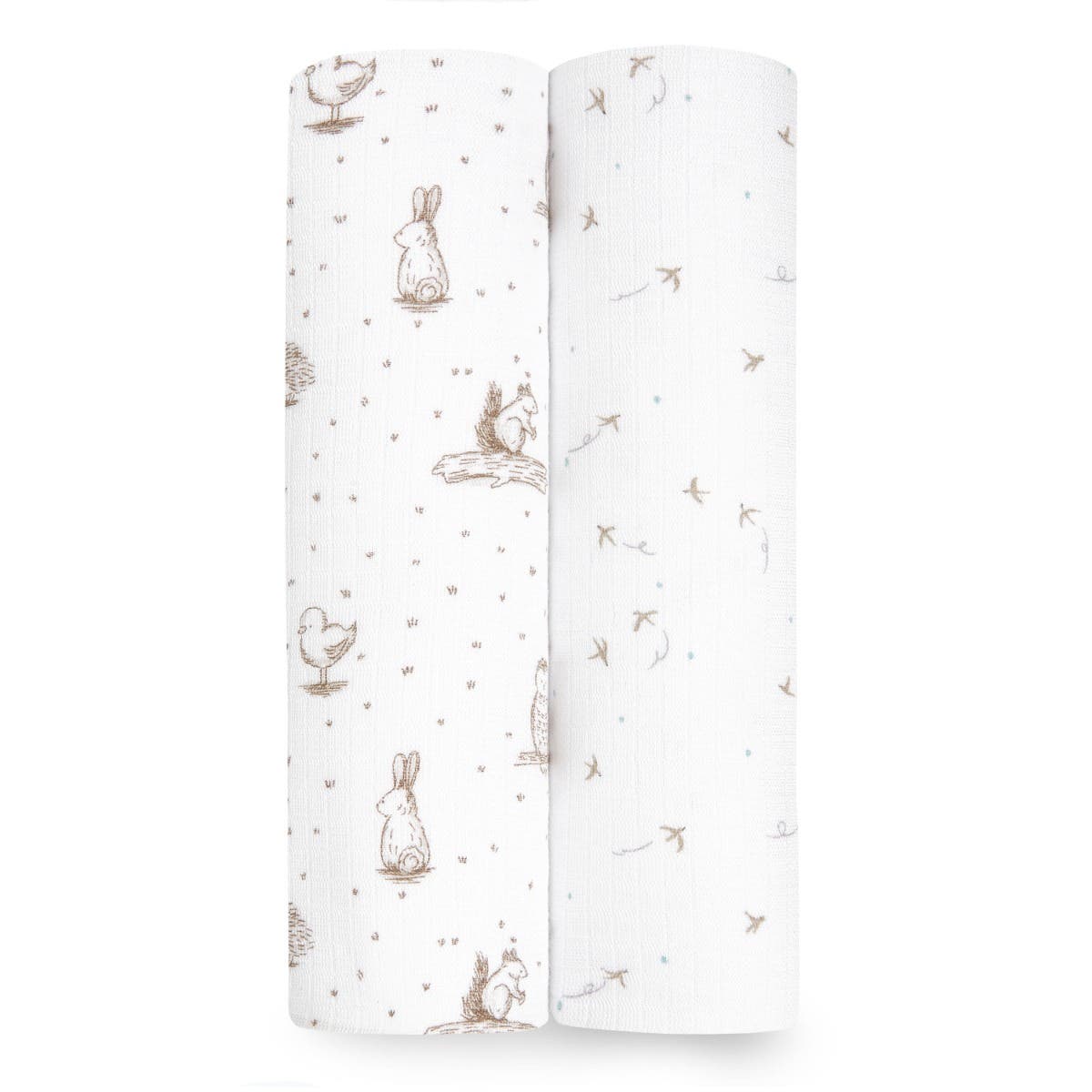essentials silky soft swaddle blanket 2 pack